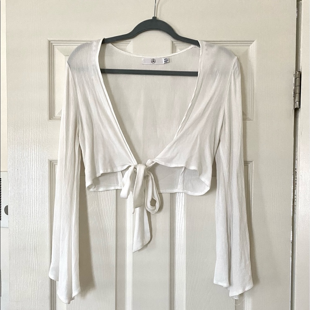 Tie Front Crop Top